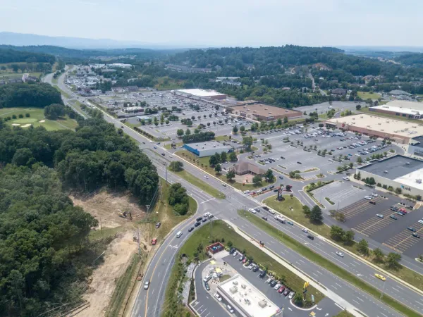 Construction for Aldi has begun