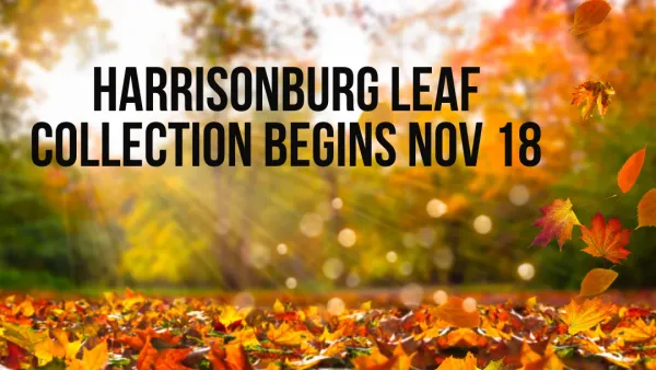 Harrisonburg Leaf Collection Begins Nov 18