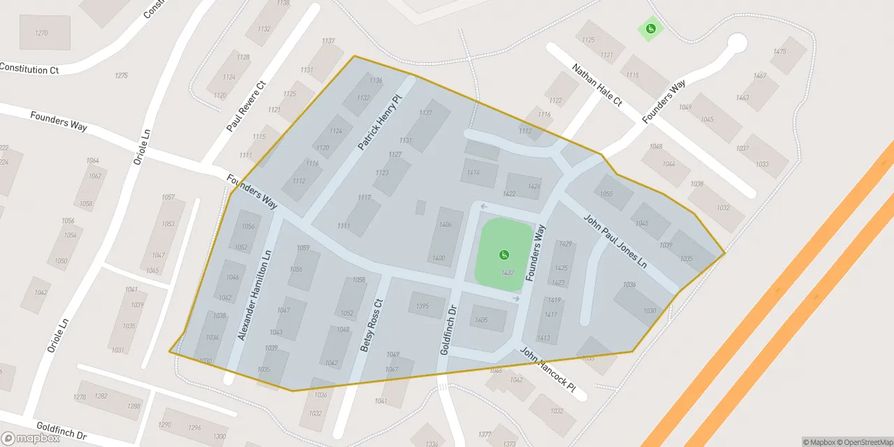 Liberty Square subdivision map showing townhome layout near Harrisonburg VA