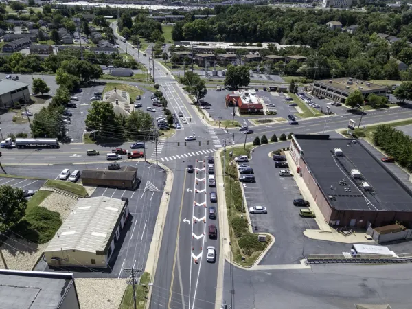 Reservoir and MLK Intersection Reconfigured