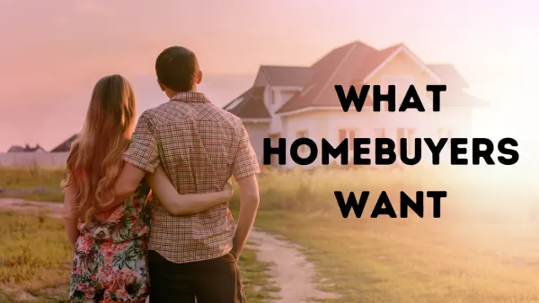 What Buyers Want In A House