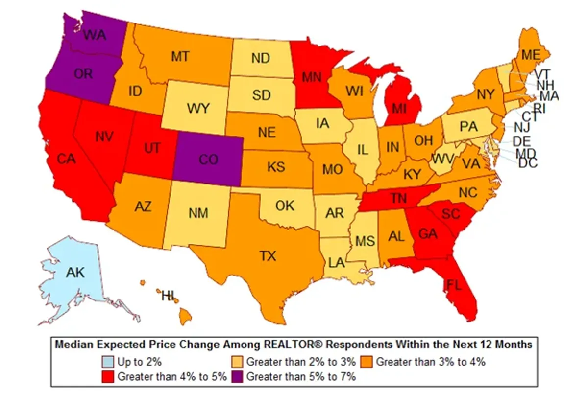 Will Harrisonburg and Rockingham's Median Sales Price increase by 3%-4% in 2016?